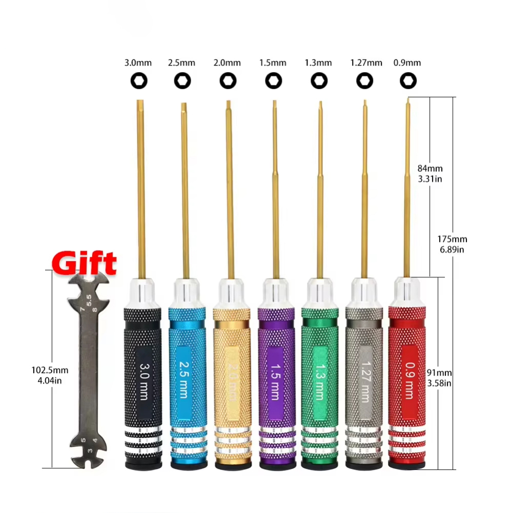 ชุดไขควงหกเหลี่ยม 7 ชิ้น เคลือ - Rc Helicopter Tool Kit บทวิจารณ์และราคา