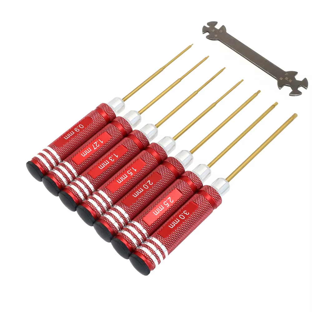 ชุดไขควงหกเหลี่ยม 7 ชิ้น เคลือ - Rc Helicopter Tool Kit บทวิจารณ์และราคา