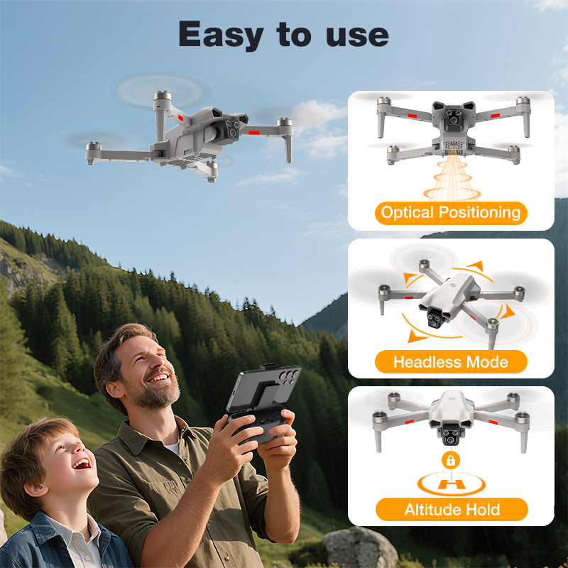 โดรนรุ่นใหม่ L017 Pro Brushles - Rc Helicopter Case บทวิจารณ์และราคา